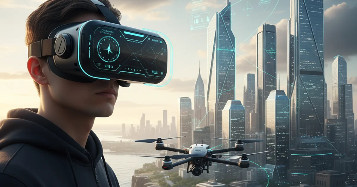 FPV-Brille Augmented Reality: Wie die nächste Generation des Fliegens Ihre Perspektive verändert
