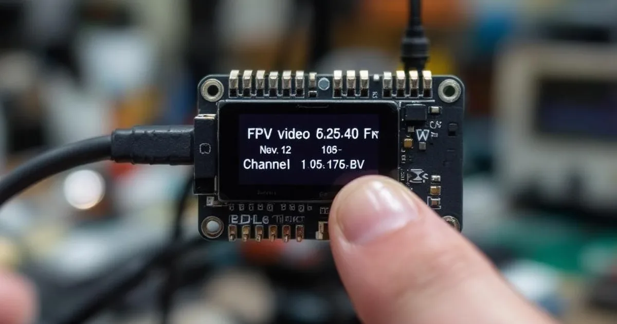 FPV Receiver Module Close-up